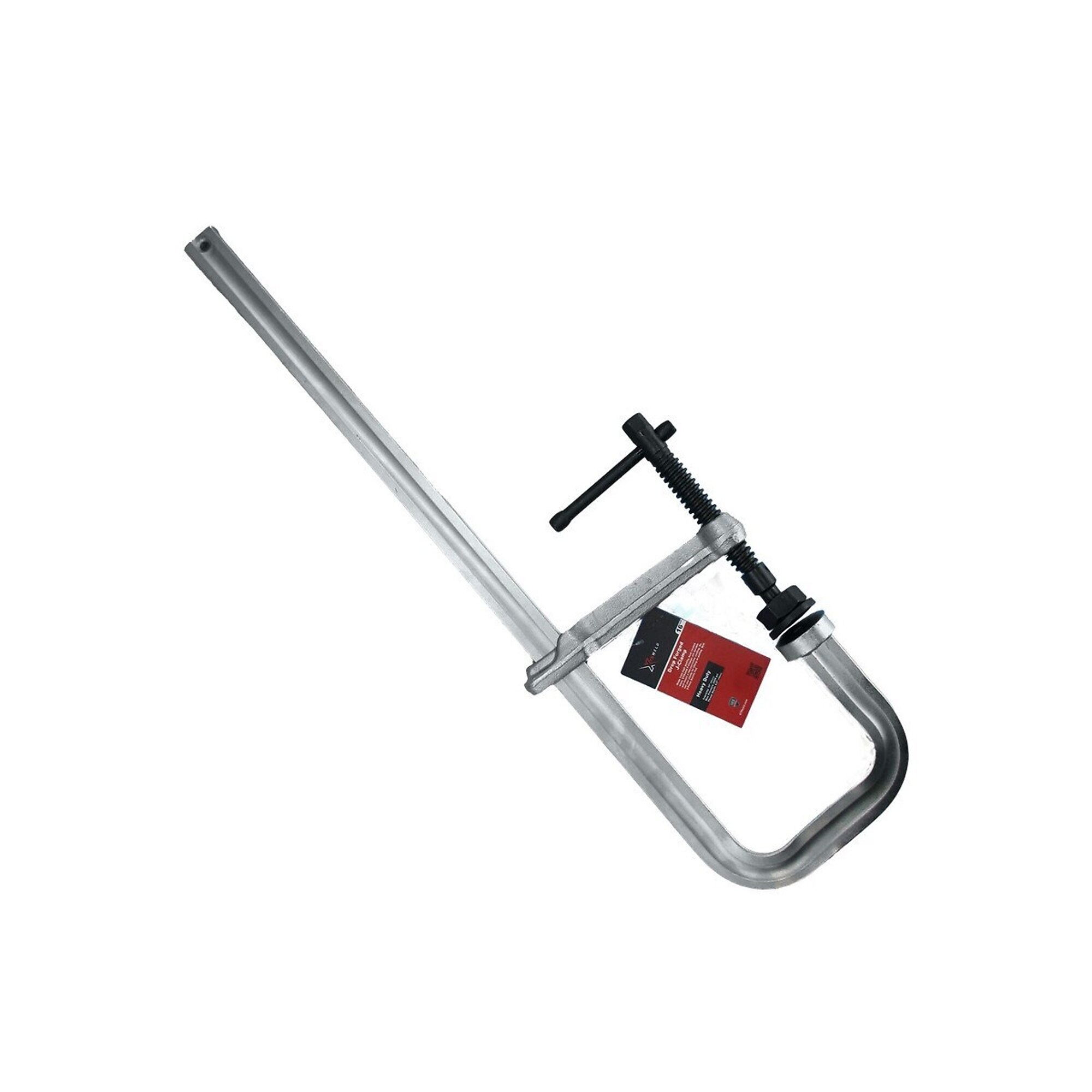 XTRweld Welding Clamp - 12in. Length, Steel, 2400 PSI, 3-Piece Swivel Pad, Model# XTRTCJJ122400HD